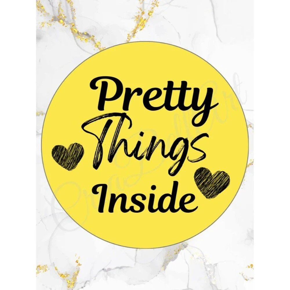 100 Thank you Stickers | Pretty Things Inside